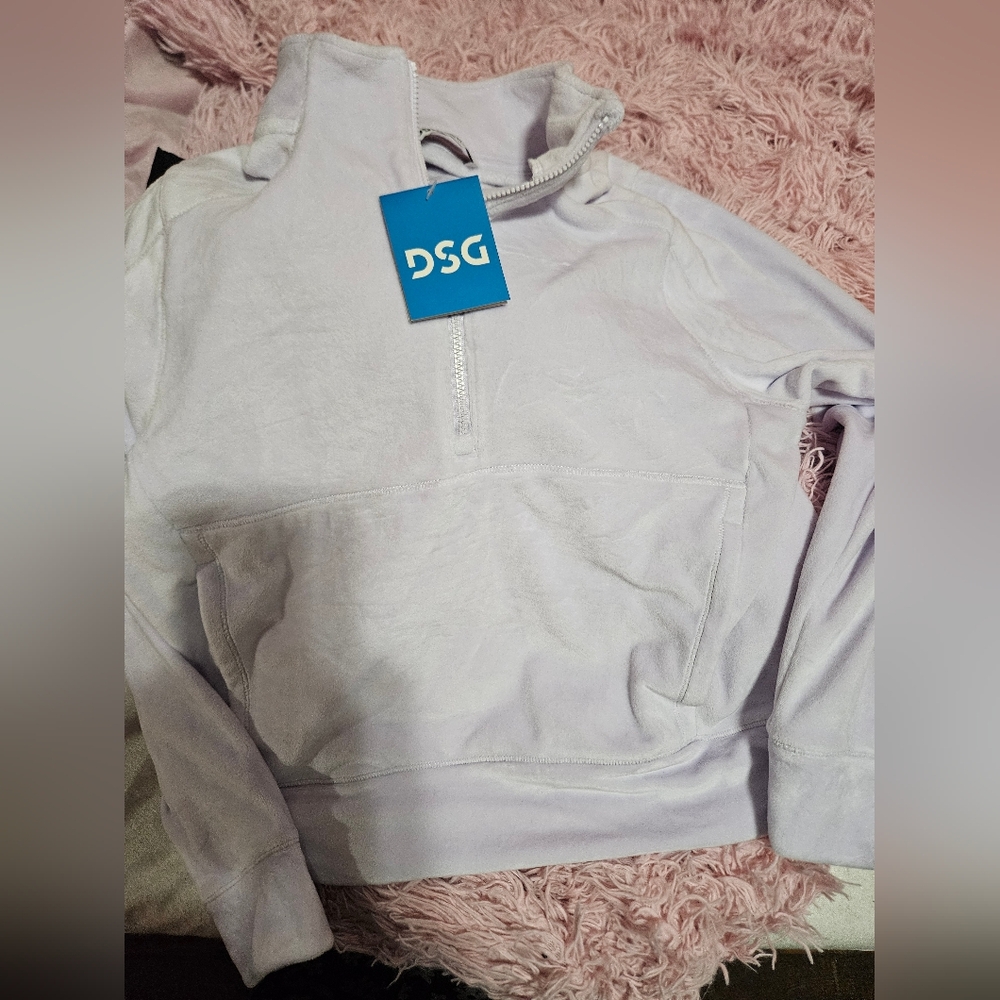 DSG Girl's Soft Lavender Turtleneck Sweater